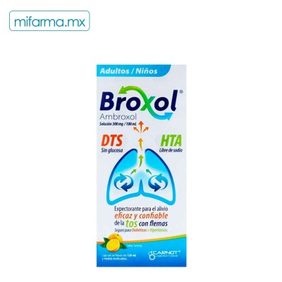 Broxol 300 mg con 120 ml solución - Mi Farma