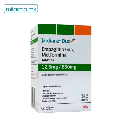 Empagliflozina Metformina Jardianz Duo 12.5 / 850 c/60 - Mi Farma