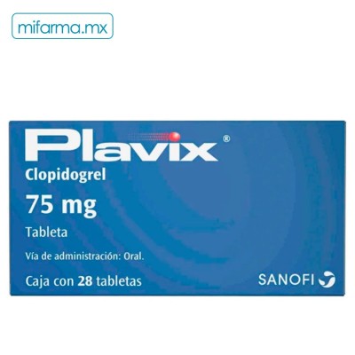 Clopidogrel Plavix 75mg c/28 - Mi Farma