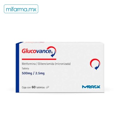 Glucovance 500 mg 2.5 mg - Mi Farma