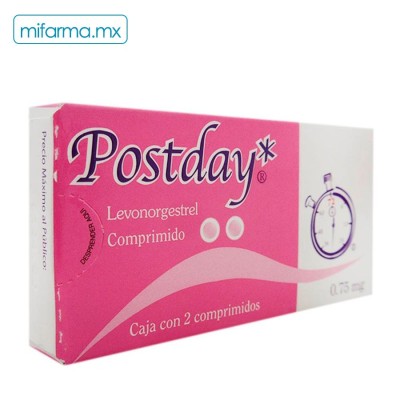 Postday de 0.75 mg c/2 - Mi Farma