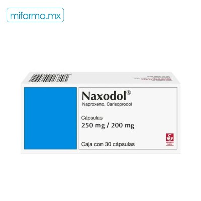 Naxodol 250 mg 200 mg - Mi Farma