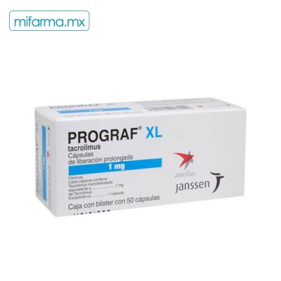 Prograf XL 1 mg - Mi Farma