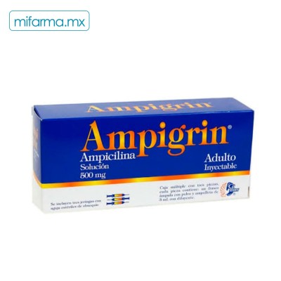 Ampigrin 500 mg - Mi Farma