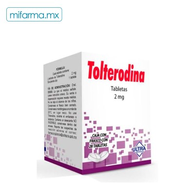 Tolterodina 2 mg Ultra - Mi Farma