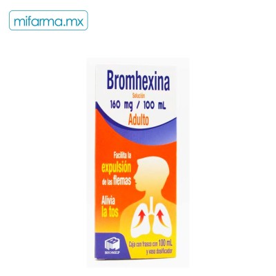 Bromhexina 160 mg/100 ml - Mi Farma