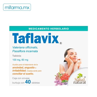Taflavix Valeriana Pasiflora - Mi Farma