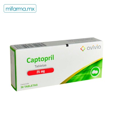 Captopril Avivia 25 mg - Mi Farma