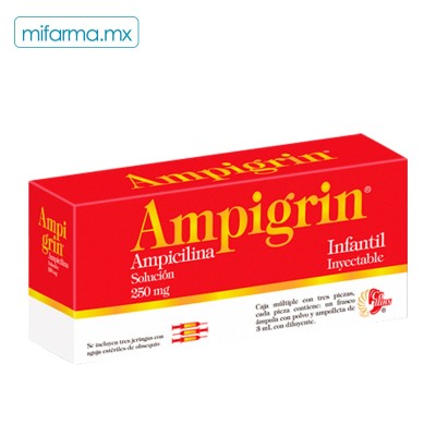 Ampigrin Inyectable Infantil - Mi Farma