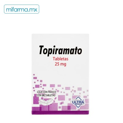 Topiramato Tabletas 25 mg - Mi Farma