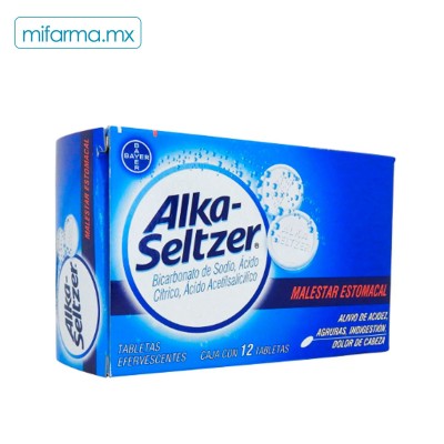 Alka Seltzer 12 Tabletas - Mi Farma