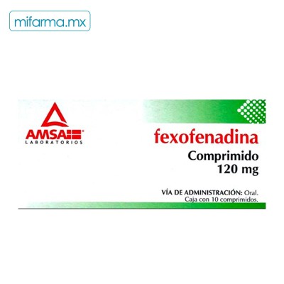 Fexofenadina 120 mg AMSA - Mi Farma