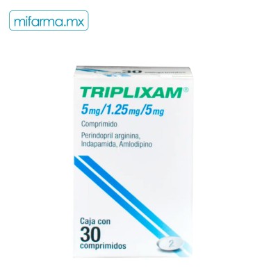 Triplixam 5 mg 1 25mg 5mg - Mi Farma