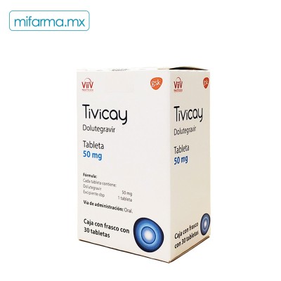 Tivicay Dolutegravir 50 mg - Mi Farma
