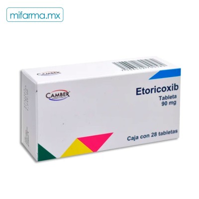 Etoricoxib 90 mg 28 tabletas - Mi Farma