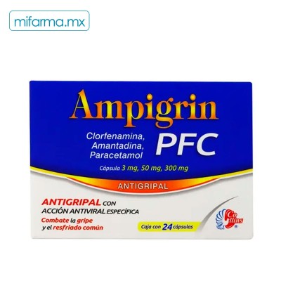 Ampigrin PFC 24 cápsulas - Mi Farma