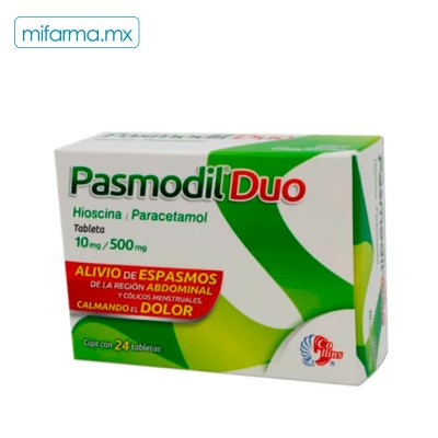 Pasmodil Duo Tabletas - Mi Farma