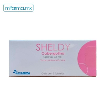 Sheldy 0 5 mg 2 tabletas - Mi Farma