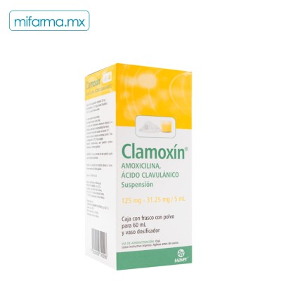 Clamoxin 125 mg 31.25 mg 5 ml - Mi Farma