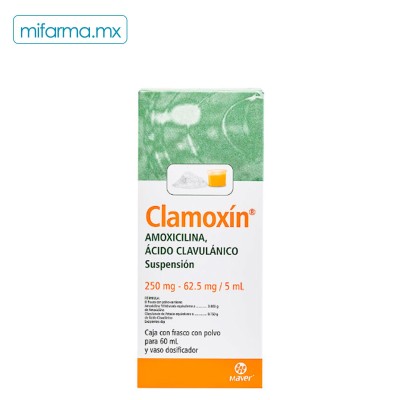 Clamoxin Suspension 250 mg - Mi Farma