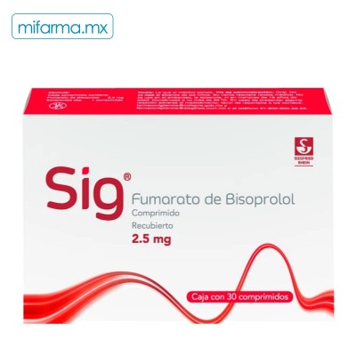 Sig Tabletas 2.5 mg - Mi Farma
