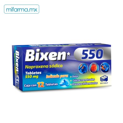 Bixen 550 mg c 12 Tab - Mi Farma