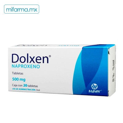Dolxen Tabletas 500 mg - Mi Farma
