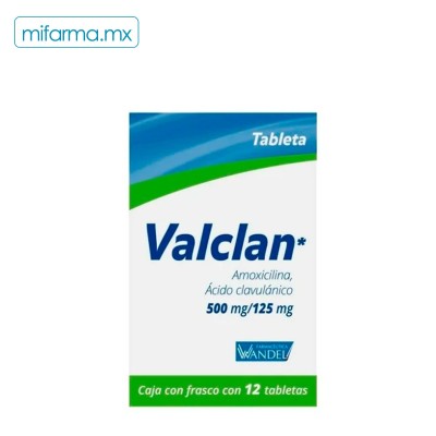 Valclan 500 mg 125 mg - Mi Farma