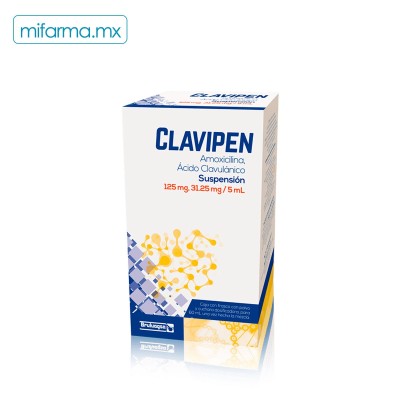 Clavipen Suspensión 125 mg - Mi Farma