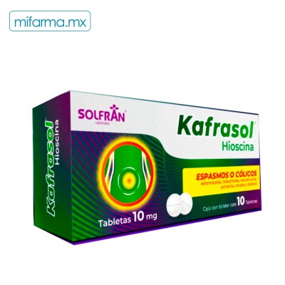 Kafrasol 10 mg Tabletas - Mi Farma