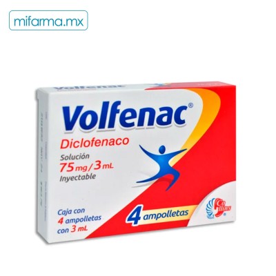 Volfenac 4 Ampolletas - Mi Farma