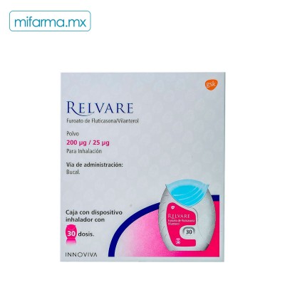 Relvare 200 mcg 25 mcg - Mi Farma