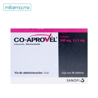 Co Aprovel 300 mg 12.5 mg - Mi Farma