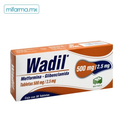 Wadil 500mg/2.5mg - Mi Farma