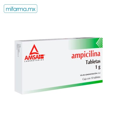 Ampicilina 1 g Tabletas - Mi Farma