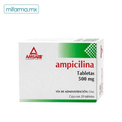 Ampicilina 500 mg Tabletas - Mi Farma