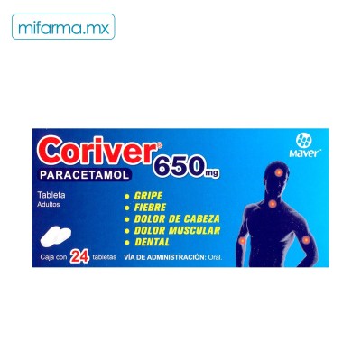 Coriver 650 mg - Mi Farma