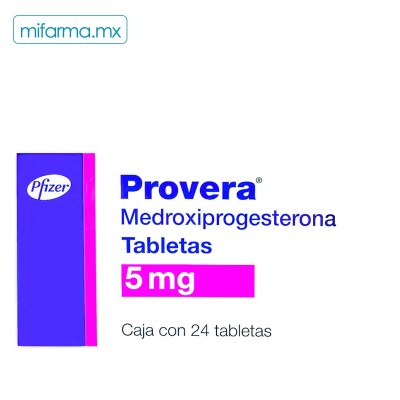 Provera Medroxiprogesterona 5 mg - Mi Farma