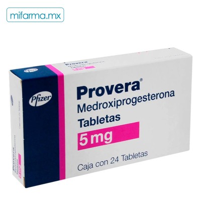 Provera Medroxiprogesterona 5 mg - Mi Farma