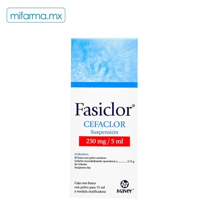 Fasiclor Suspension 250 mg - Mi Farma