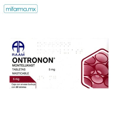 Ontronon 5 mg 20 Tabletas - Mi Farma