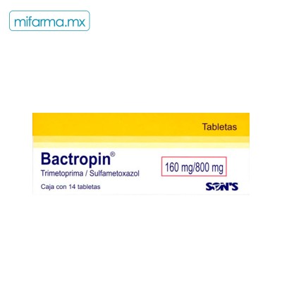 Bactropin 160 mg 800 mg - Mi Farma