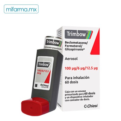 Trimbow 100 mcg 6 mcg 12.5 mcg - Mi Farma