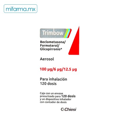Trimbow 100 mcg 6 mcg 12.5 mcg - Mi Farma