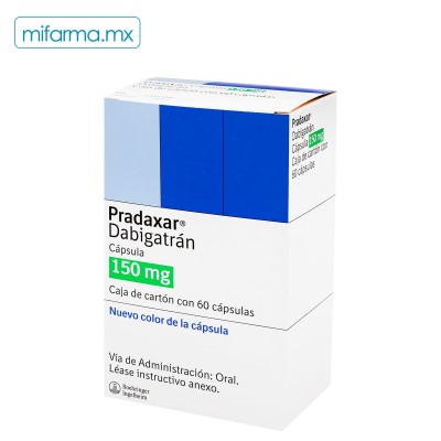 Pradaxar Dabigatran 150 mg - Mi Farma