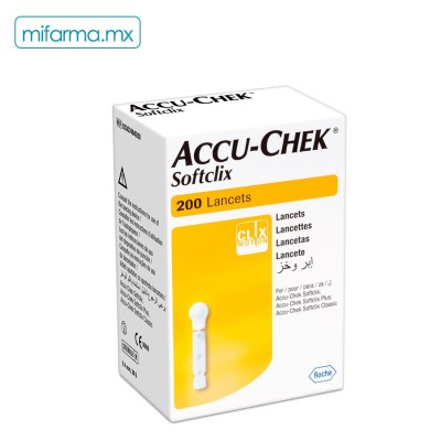 Accu Chek Softclix Lancetas 200pzas - Mi Farma