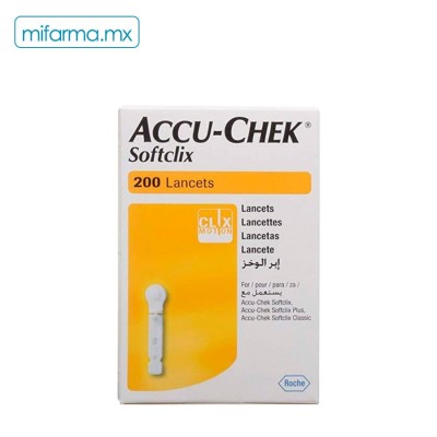 Accu Chek Softclix Lancetas 200pzas - Mi Farma