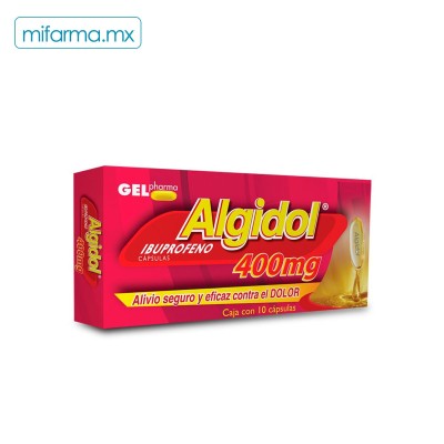 Cápsulas Algidol 400 mg - Mi Farma