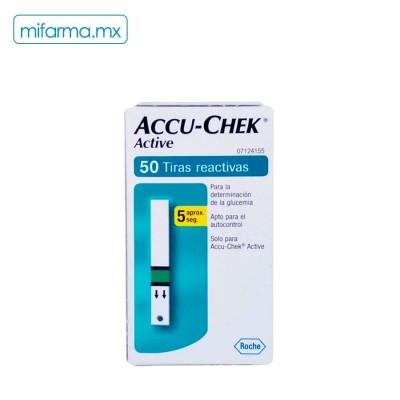Tiras Reactivas Accu Chek c/50 - Mi Farma