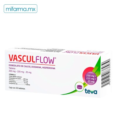 Vasculflow 30 tabletas - Mi Farma